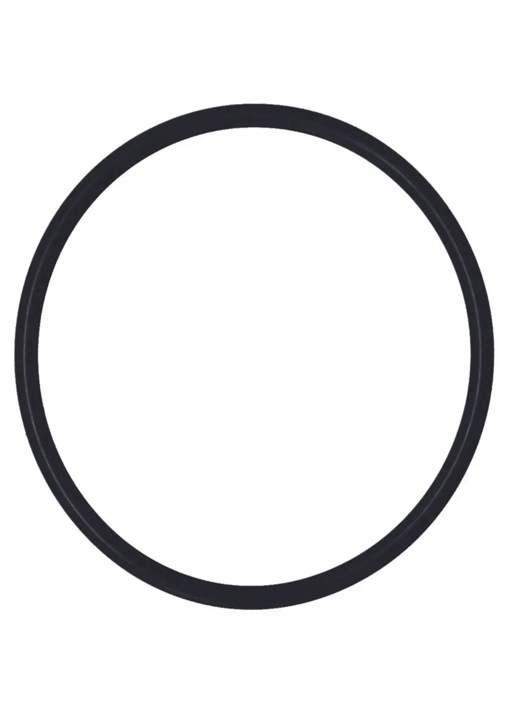 Schwarzer O-Ring von Judo mit durchgehendem runden Profil, auf weißem Hintergrund, ohne Maße ersichtlich.